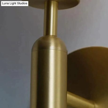 Simple Nordic Modern Bedroom Bedside Copper Wall Lamp Copper Wall Lamps