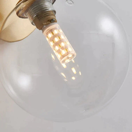 Simple Nordic Wind Bedroom Bedside Corridor Copper Wall Lamp Lamps