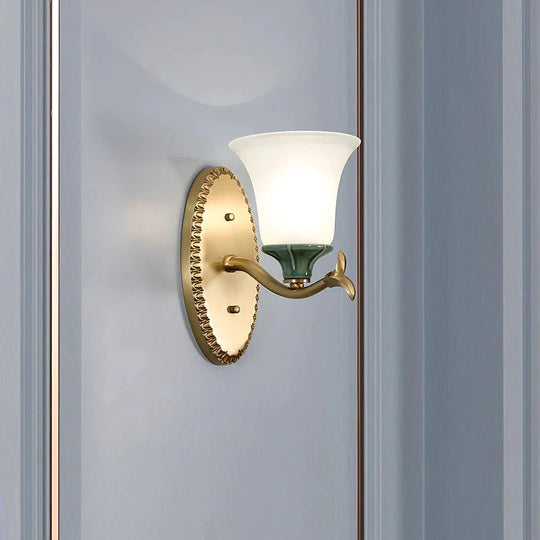 Lampe d'escalier rétro simple chambre chevet applique murale en cuivre