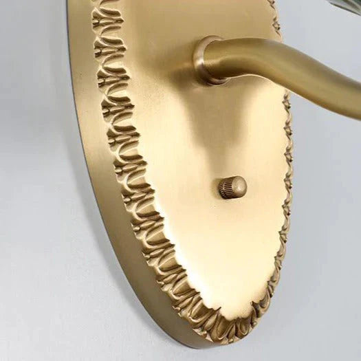 Lampe d'escalier rétro simple chambre chevet applique murale en cuivre