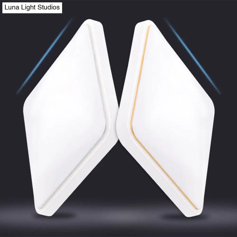 Simplicity Acrylic Ceiling Flush Mount Light For Living Room - Square Design