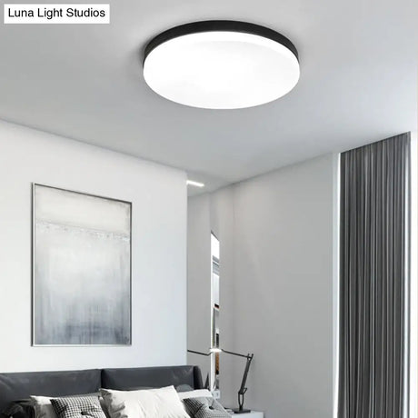 Simplicity Acrylic Flushmount Ceiling Light - Circle Design 11’/15’/19’ Diameter Warm/White