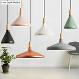 Simplicity Pendant Light With Multi Color Options - Nordic Macaroon Aluminum Lampshade Perfect For