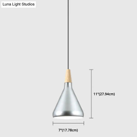 Simplicity Pendant Light With Multi Color Options - Nordic Macaroon Aluminum Lampshade Perfect For