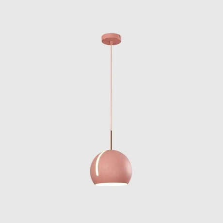 Sleek 1-Head Pendant Light Kit For Dining Room - Minimalist Hanging Lamp With Stylish Metal Shade