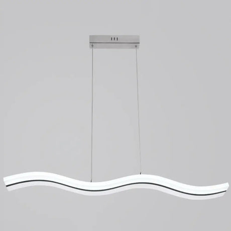 Sleek Acrylic Led Pendant Light Fixture - Island Lighting For Chic Dining Ambiance White /