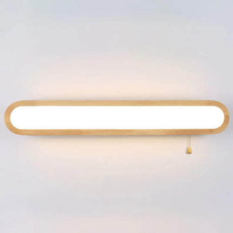 Sleek Led Wall Sconce With Acrylic Diffuser - Ideal For Hallways Beige / 25.5