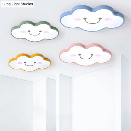 Smiling Cloud Ceiling Light - Children’s Nordic Style Acrylic Fixture