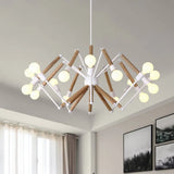 Spider Shape Suspension Light - Contemporary Metal Chandelier For Living Room (8/10/12/16-Head)