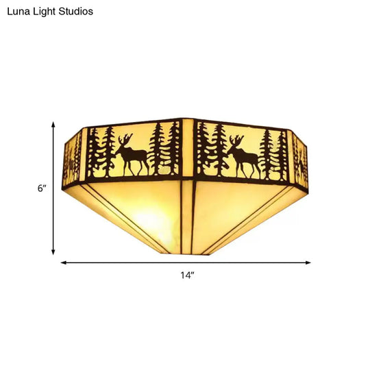 Stained Glass Tiffany Wall Sconce Light: Perfect For Living Room Décor