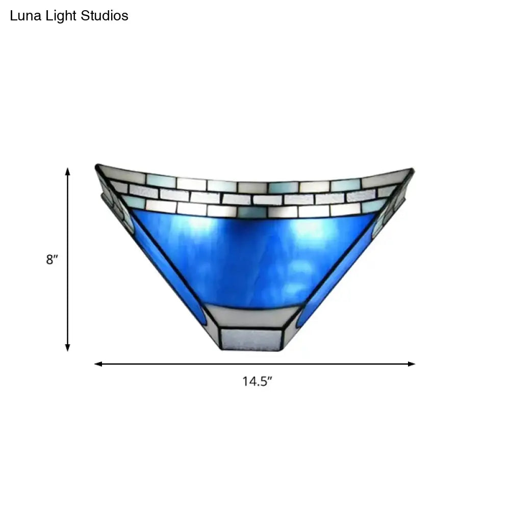 Stained Glass Tiffany Wall Sconce Light: Perfect For Living Room Décor