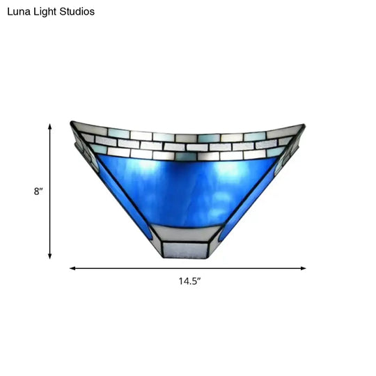 Stained Glass Tiffany Wall Sconce Light: Perfect For Living Room Décor