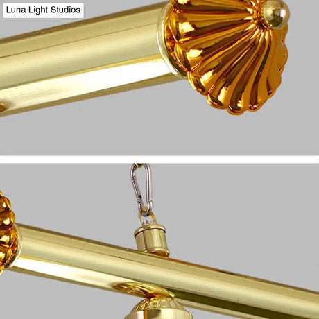 Stainless Steel Billiard Light - Stylish Country Bowl Game Room Ceiling Lamp