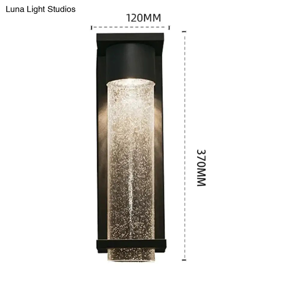 Stainless Steel Modern Led Waterproof Ip54 Wall Light 12W Indoor Outdoor Lamp For Garden Street