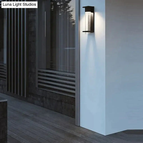 Stainless Steel Modern Led Waterproof Ip54 Wall Light 12W Indoor Outdoor Lamp For Garden Street