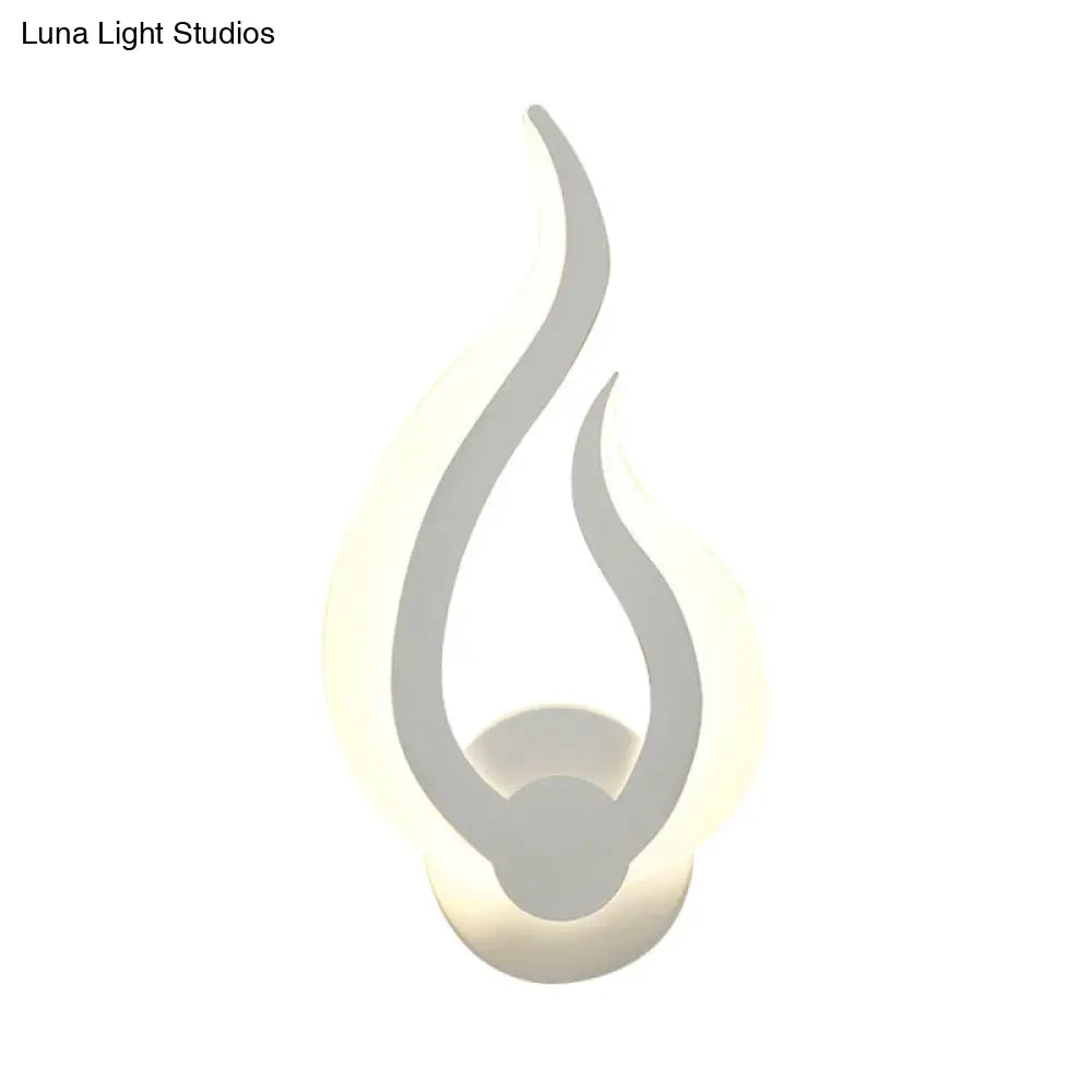 Stylish Fire-Shaped Led Wall Sconce For Kitchen And Dining Room