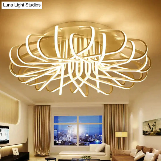 Surface Mount Ceiling Light Fixture For Bedroom Living Room Acrylic Lamp Decorative Lampshade