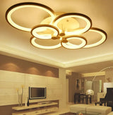Surface Mounted Modern Led Ceiling Lights For Living Room Bed Light White/Brown Plafondlamp Home