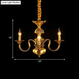 Suspended Metal Pendant Chandelier With Colonial-Inspired Design & 3/5/6 Lights Ideal For Dining