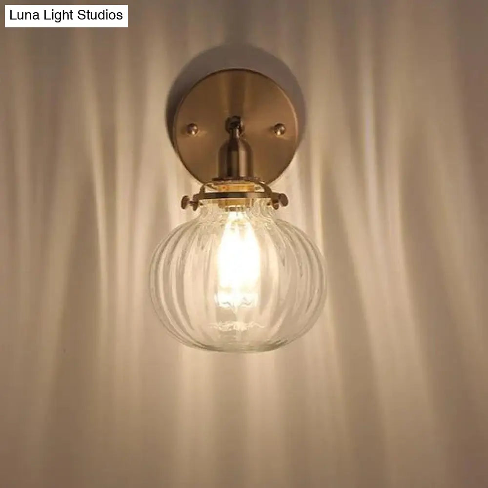 The Bedside of Nordic Bedroom Copper Wall Lamp Copper Wall Lamps