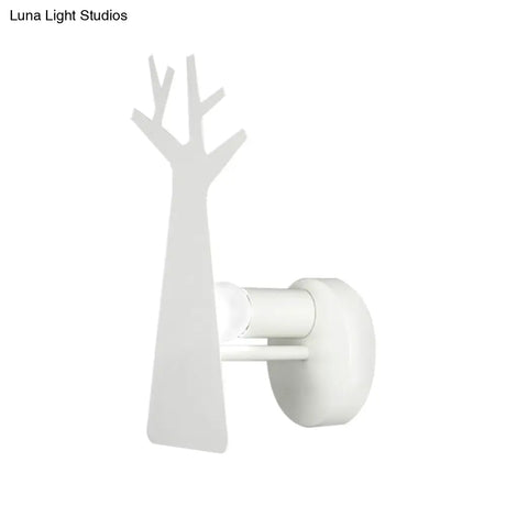 Tree Wall Mount Light - Nordic Macaron Style Green/Grey/White Bedroom Lighting