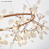 Ultra-Modern Metal Ceiling Light For Restaurants - Firefly Island Suspension Lighting