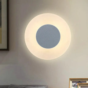 Ultra Thin Acrylic Led Wall Sconce In Warm/White/Natural Light - Minimalist Design White / Warm