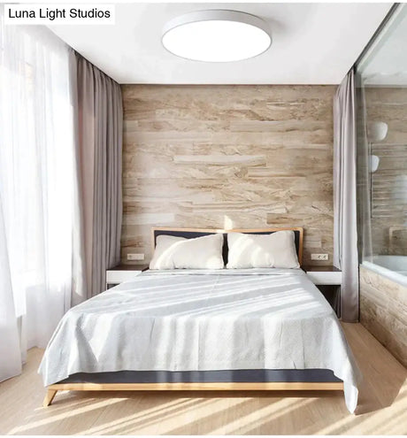 Ultra-Thin Led 5Cm Ceiling Light Modern Lamp Surface Mount Flush Panel Remote Control For