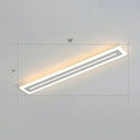 Ultrathin Acrylic Ceiling Light - Led Flush Mount Lighting Modern White Design For Foyer / Warm
