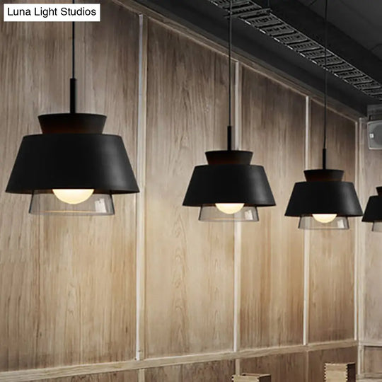 Upside Down Trifle Pendant Light With Metal Macarons Perfect Dining Room Table Lighting