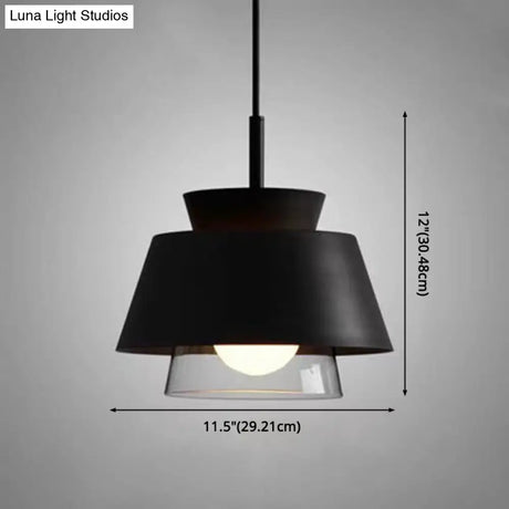 Upside Down Trifle Pendant Light With Metal Macarons Perfect Dining Room Table Lighting