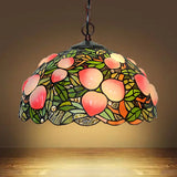 Victorian Peach Bronze Cut Glass Chandelier Pendant Light - 1/2/3 Lights Pink Dining Room Décor