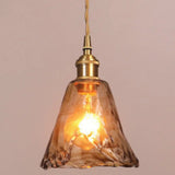 Vintage 1 Light Pendant Lamp Amber Alabaster Glass Pendant Lighting for Living Room Amber / 6’’
