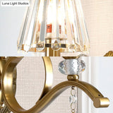 Vintage Brass Cone Wall Sconce Light For Living Room - Traditional Lighting (1/2 Heads)