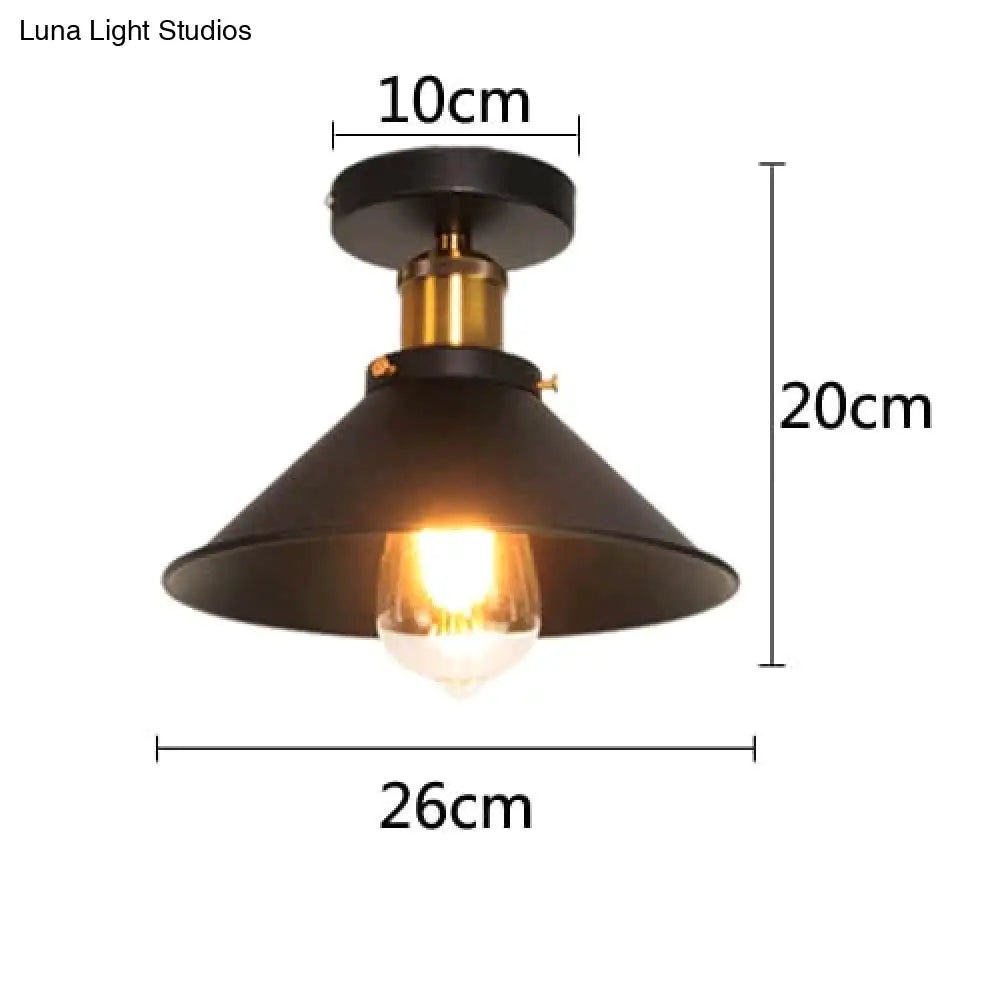 Vintage Ceiling Lamp For Living Room Bedroom Lamps Decorative Luminaire Bathroom Bar Retro Light