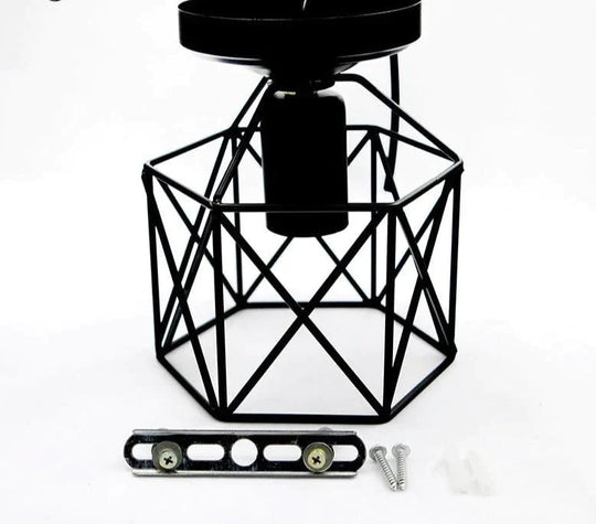 Plafonniers Vintage Birdcage Plafonnier Abat-Jour Éclairage Domestique