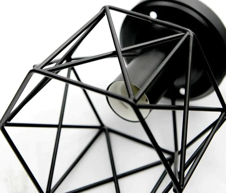 Plafonniers Vintage Birdcage Plafonnier Abat-Jour Éclairage Domestique