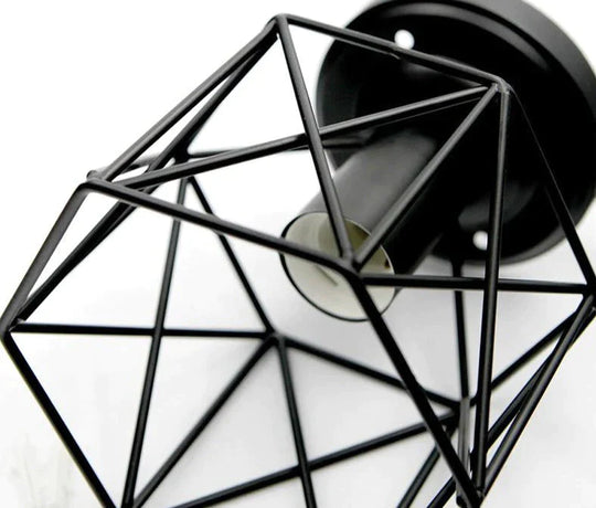 Plafonniers Vintage Birdcage Plafonnier Abat-Jour Éclairage Domestique