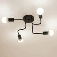 Vintage Ceiling Lights Iron Personality For Living & Bed Room 4 Heads No Bulb / Warm Light 110V