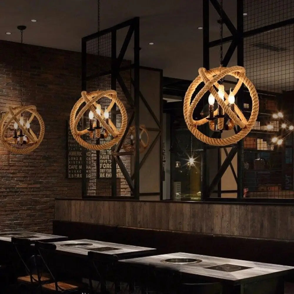 Vintage Industrial Hanging Pendant Lamp For Dining Room Corridor Decor
