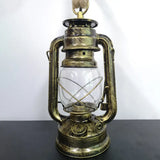 Vintage Industrial Hemp Rope Kerosene Horse Lamp Chandelier - Metal Restaurant Hanging Lighting