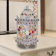 Vintage Metal Nightstand Lamp - White Bedside Lighting For Bedroom