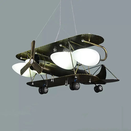 Vintage-Style Glider Kindergarten Metal Chandelier In Antique Brass

Note: Seo Is Important So Its