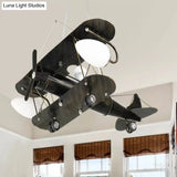 Vintage-Style Glider Kindergarten Metal Chandelier In Antique Brass

Note: Seo Is Important So Its