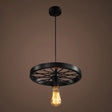 Vintage Style Open Bulb Pendant Light Metallic Finish For Restaurant Island Lighting Black