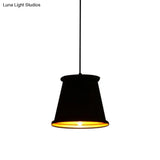 Vintage Style Pendant Light With Metal Shade | 1 Bulb Suspension Lighting For Dining Room In