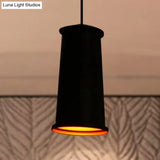 Vintage Style Pendant Light With Metal Shade | 1 Bulb Suspension Lighting For Dining Room In