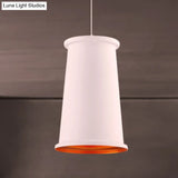 Vintage Style Pendant Light With Metal Shade | 1 Bulb Suspension Lighting For Dining Room In