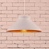 Vintage Style Pendant Light With Metal Shade | 1 Bulb Suspension Lighting For Dining Room In