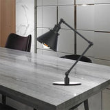 Vintage Stylish Conical Table Lamp With Metallic Shade Ideal For Study Rooms - 1 Head Black/Brass
